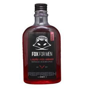 LOÇÃO POS BARBA FOX FOR MEN 240ML (VERMELHA) - ATACADO