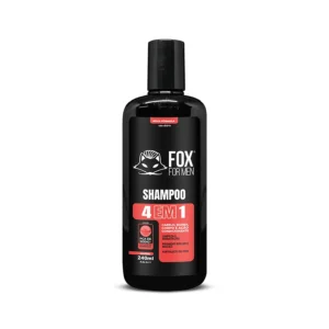 SHAMPOO 4 EM 1 FOX FOR MEN 240ML - ATACADO