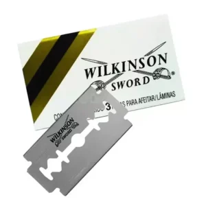 Wilkinson Cartela Lâmina Sword Barbear Aço Inox
